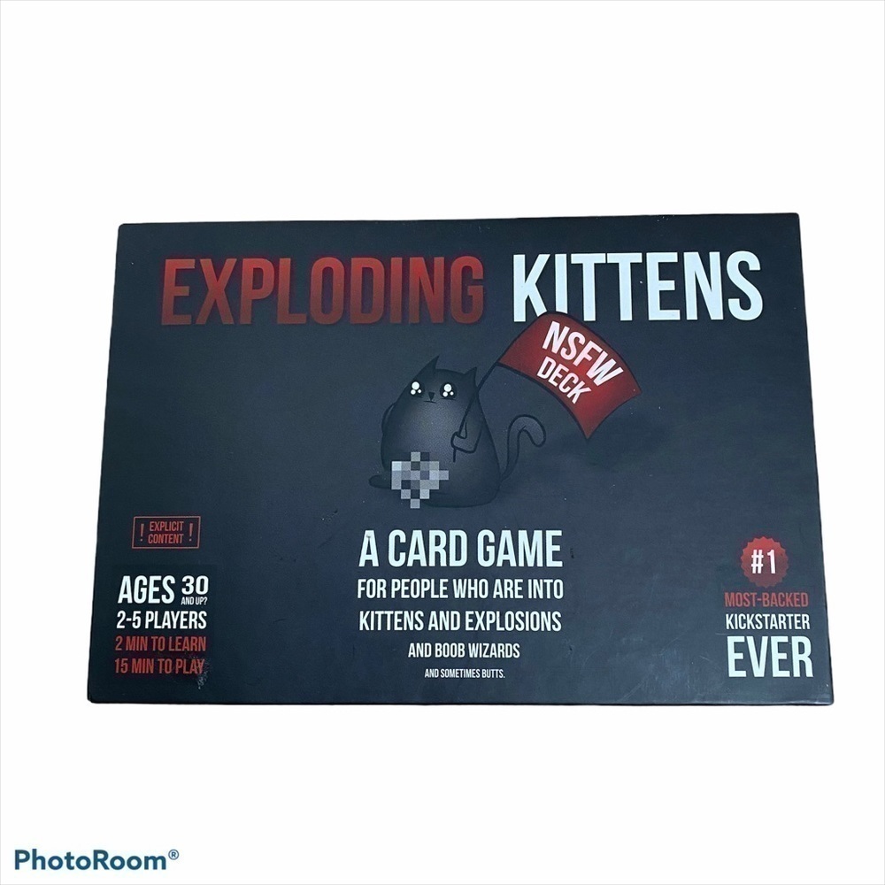 Exploding Kittens Card Game NSFW Ages 17+